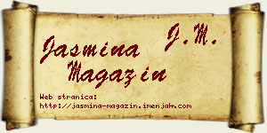 Jasmina Magazin vizit kartica